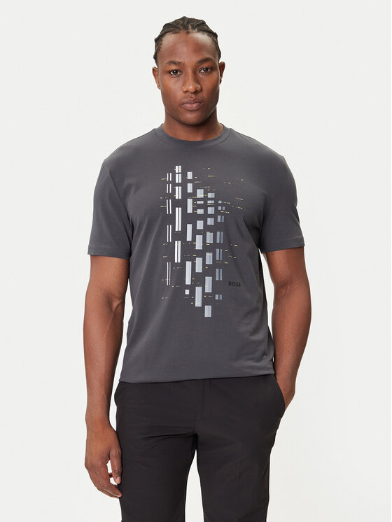 

Футболка regular fit GRX Zone 50543808 Boss, серый