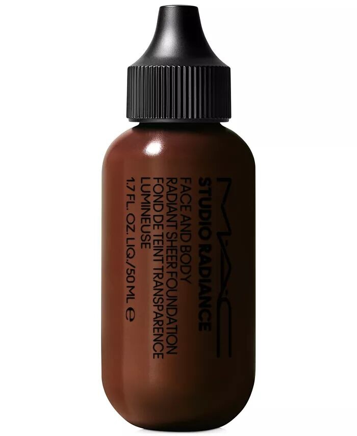 

Прозрачная тональная основа Studio Radiance Face & Body Radiant, 1,7 унции Mac, цвет N7 (deep neutral beige/warm neutral undertones for dark skin)