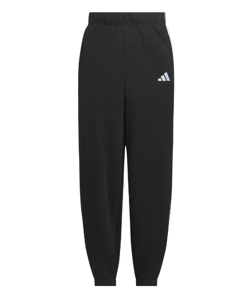 Девочки adidas Спортивные штаны свободного кроя чёрные