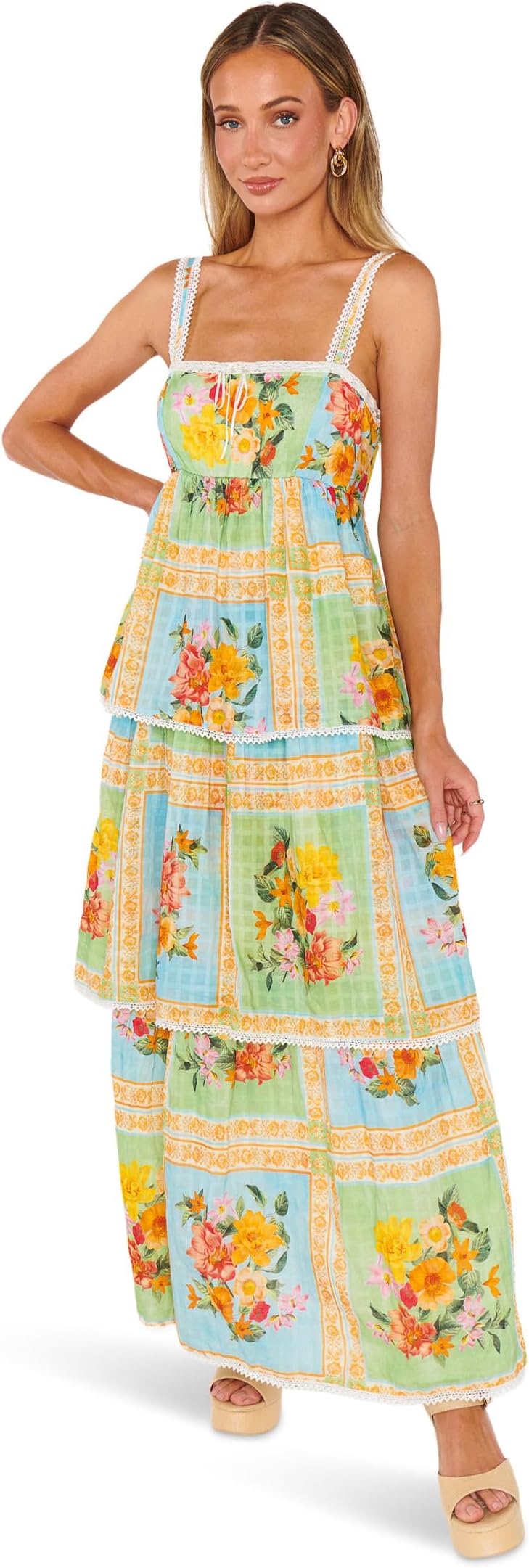 

Платье Show Me Your Mumu Peyton Midi Dress, цвет Country Bouquet