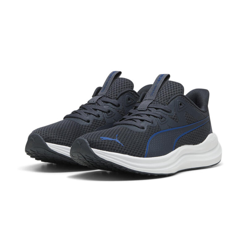 

Кроссовки Reflect Lite Молодежные PUMA Strong Grey Cobalt Glaze Черный Синий