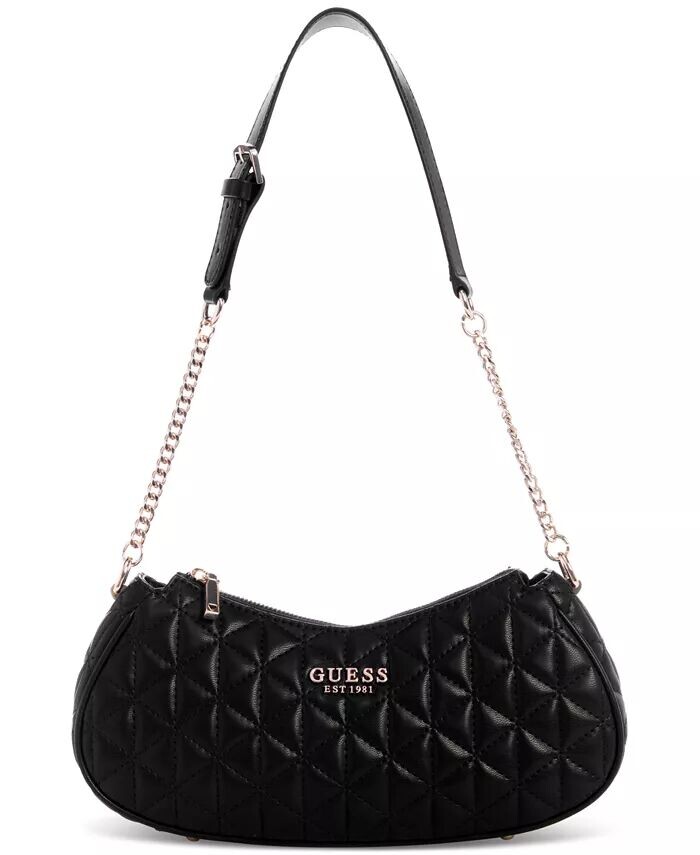 

Стеганая сумка на плечо Kori Top на молнии Guess, зеленый