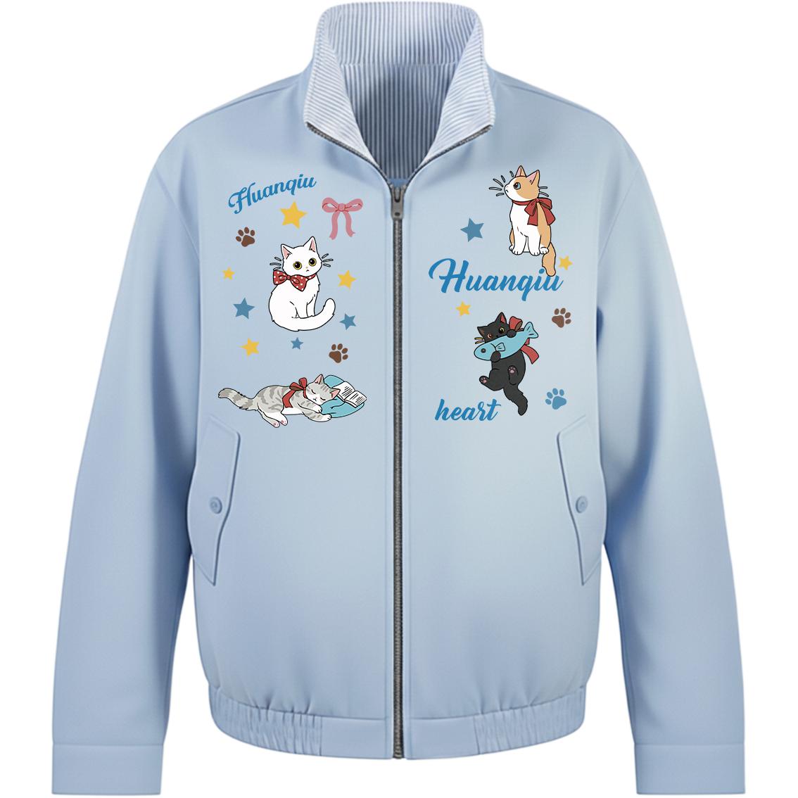 

Куртка Unisex Stand Collar Thickened HUANQIU, синий