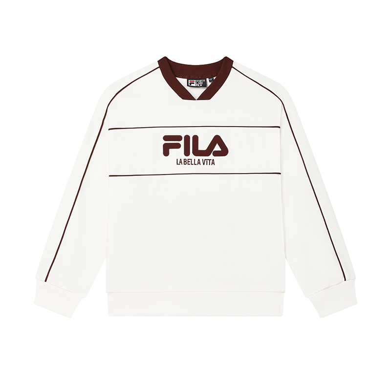 

FILA Женская толстовка Cloud White