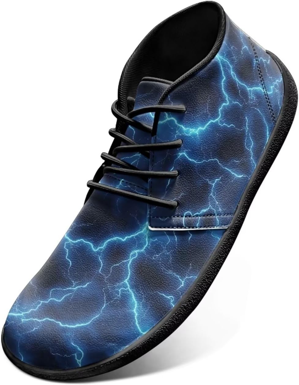 

Беговые кроссовки Jeiento 3D Lightning для мужчин, Мужские беговые кроссовки, Минималистичные кроссовки с широкой носочной частью, синий