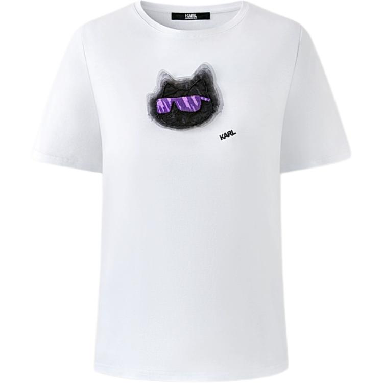 

Футболка KARL LAGERFELD женская KARL LAGERFELD/Karl Lagerfeld Jeans, белый