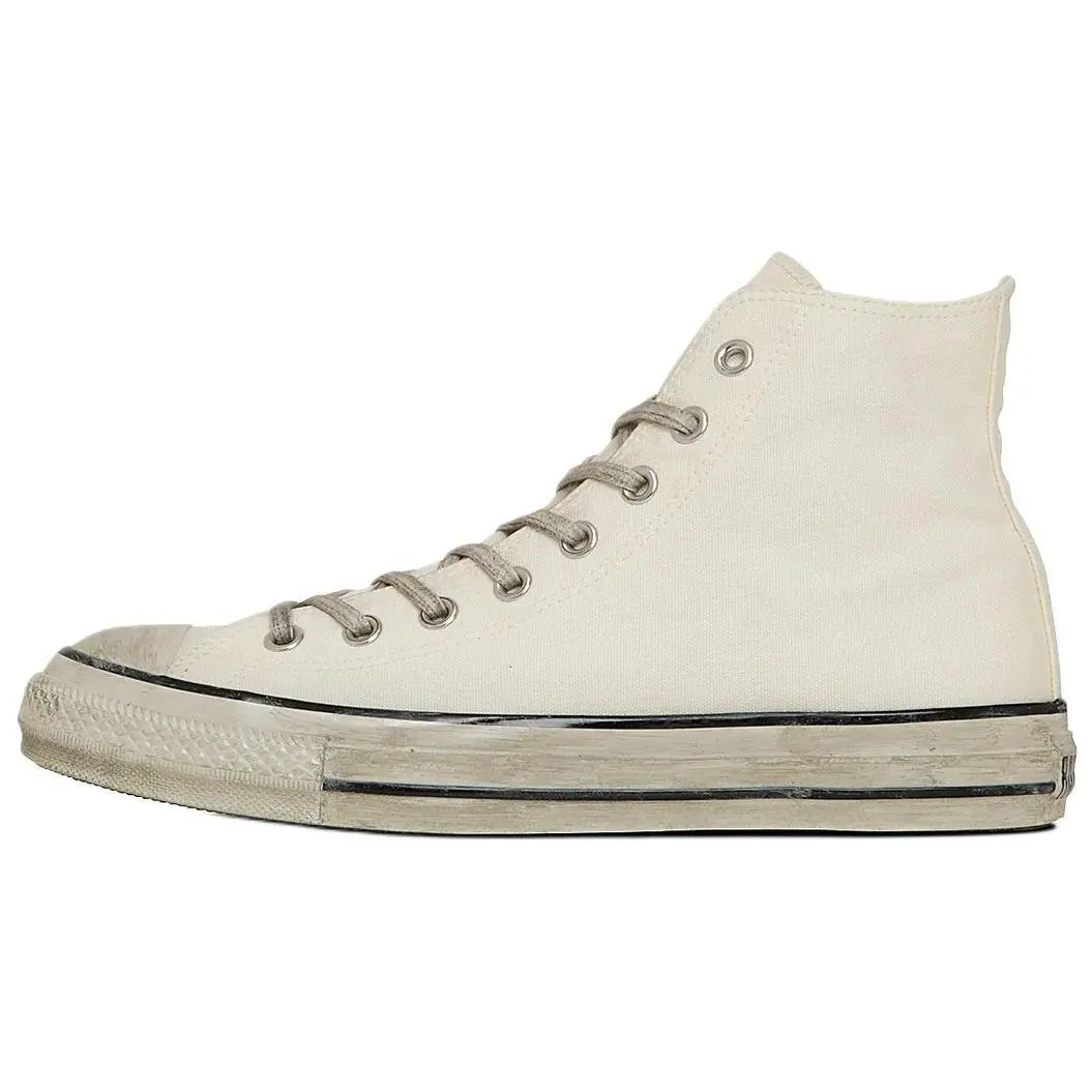 

Converse All Star Aged Abrasion Resistant High Top Canvas Shoes Unisex белые