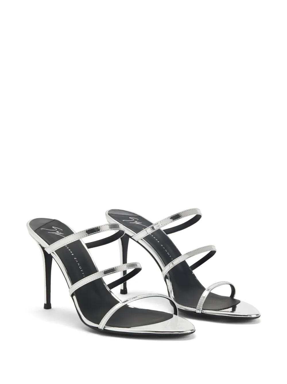 Босоножки Alimha 9 Giuseppe Zanotti, серебяный — фото 2