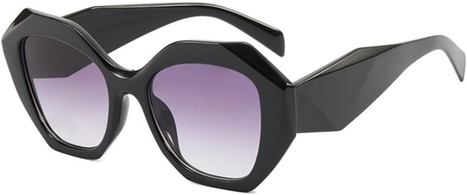 

Модные солнцезащитные очки Polygon для женщин, роскошные, стильные, с градиентным переходом цвета, сексуальные, классические черные, с защитой от УФ-излучения UV400 TVTBBVV, Black Gray