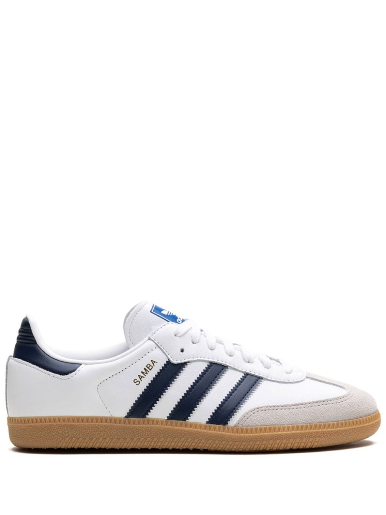 

adidas кроссовки Samba OG Cloud White/Night Indigo/Gum, белый