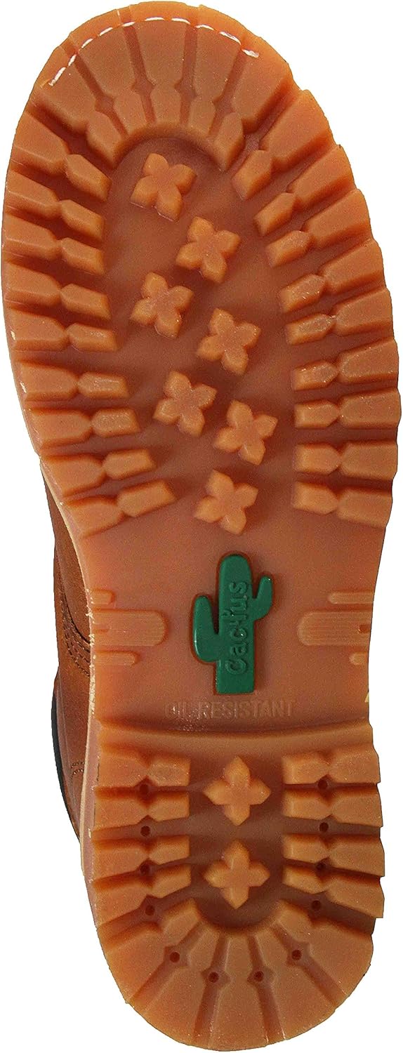 Мужские кожаные ботинки Cactus с мокасиновой ноской, 6 дюймов Cactus Work Boots, светло-коричневый — фото 4