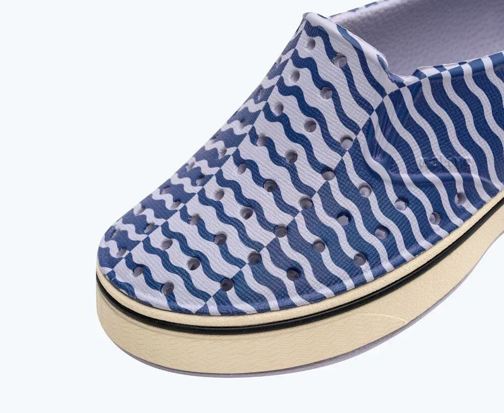 Детские кроссовки Native Shoes Miles с фиолетовым цветочным принтом, слипоны ZAP220 — фото 3