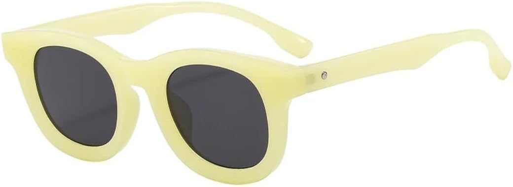 

Роскошные солнцезащитные очки в квадратной оправе для женщин и мужчин, для активного отдыха, вождения, путешествий, модные, с защитой от УФ-излучения UV400 TVTBBVV, Yellow Gray