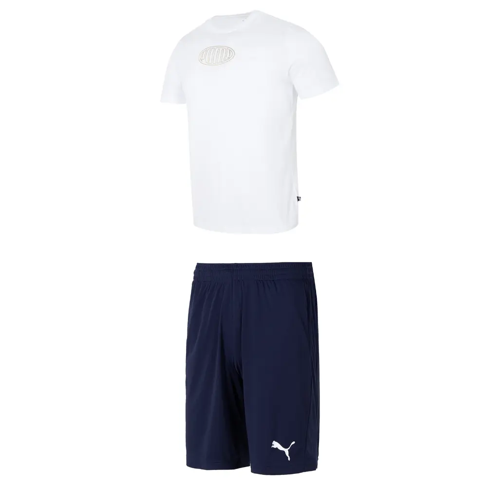 

Повседневная спортивная одежда для мужчин Белый/синий Puma, белый/голубой