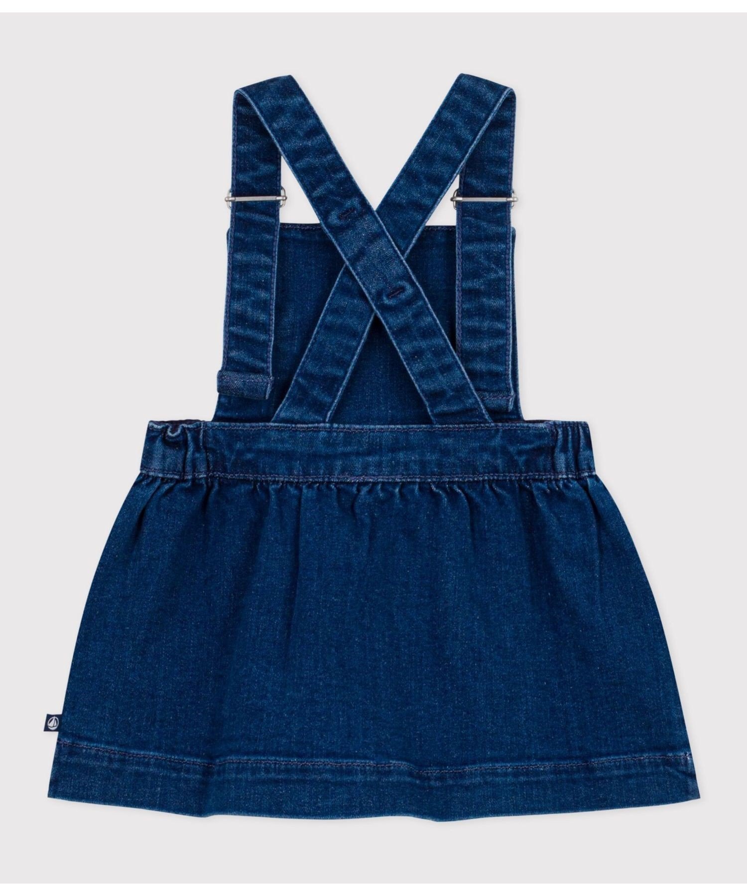 Джинсовая юбка-свитер PETIT BATEAU, Indigo Blue — фото 2