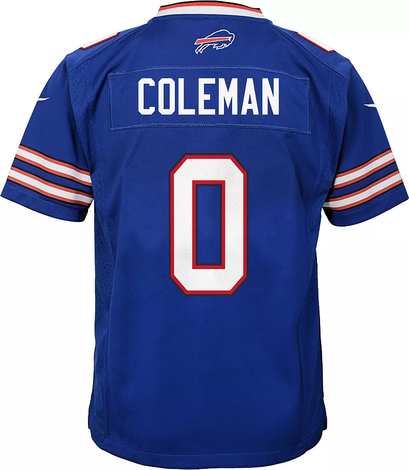 Nike Youth Buffalo Bills Кеон Коулман № 0, 2-я королевская синяя игровая майка — фото 2