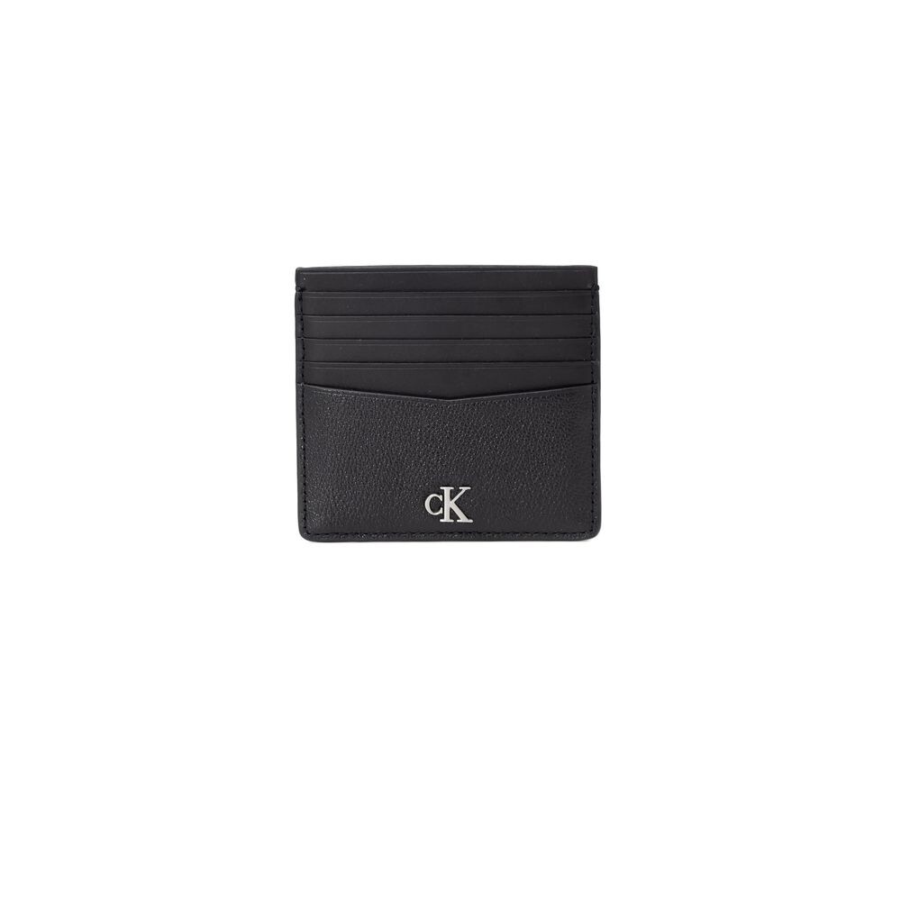 

Черный кожаный кошелек Calvin Klein