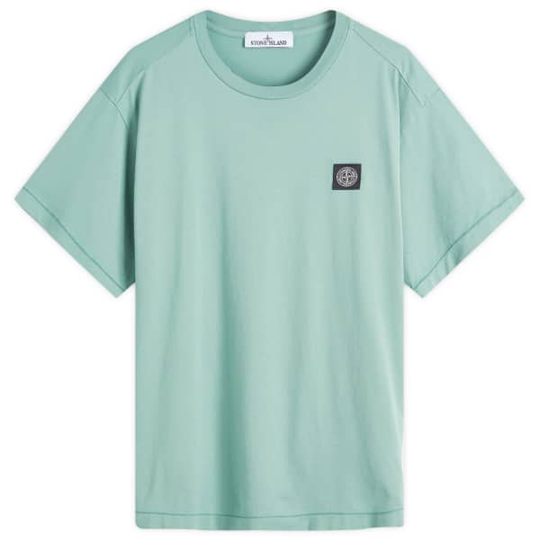 

Футболка с нашивкой-логотипом Stone Island, зеленый