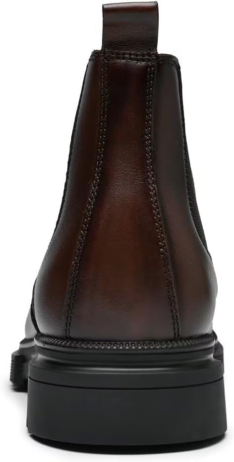 Мужские ботинки Arkbird Chukka из натуральной кожи, классические повседневные ботинки оксфордского стиля, темно-коричневый — фото 3