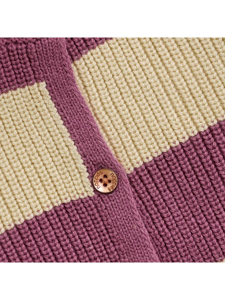 Кардиган фиолетово-бежевого цвета Noppies — фото 3