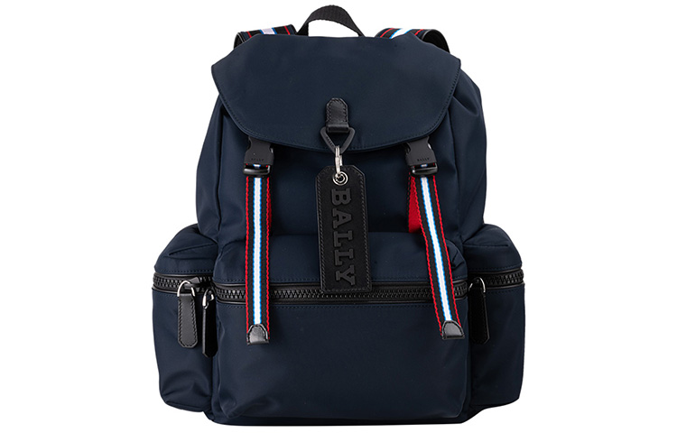 

Bally Мужской рюкзак из нейлоновой ткани, морской синий