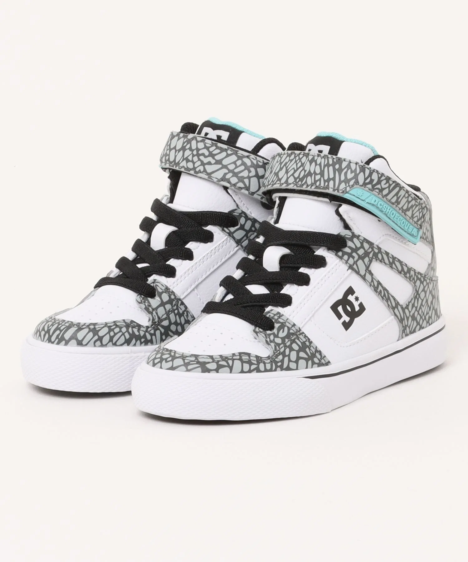 Детские высокие кроссовки DC SHOES PURE HIGH-TOP SE EV SN белые