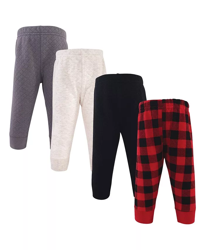

Комплект из четырех стеганых спортивных брюк Hudson Comfort для мальчиков Hudson Baby, красный