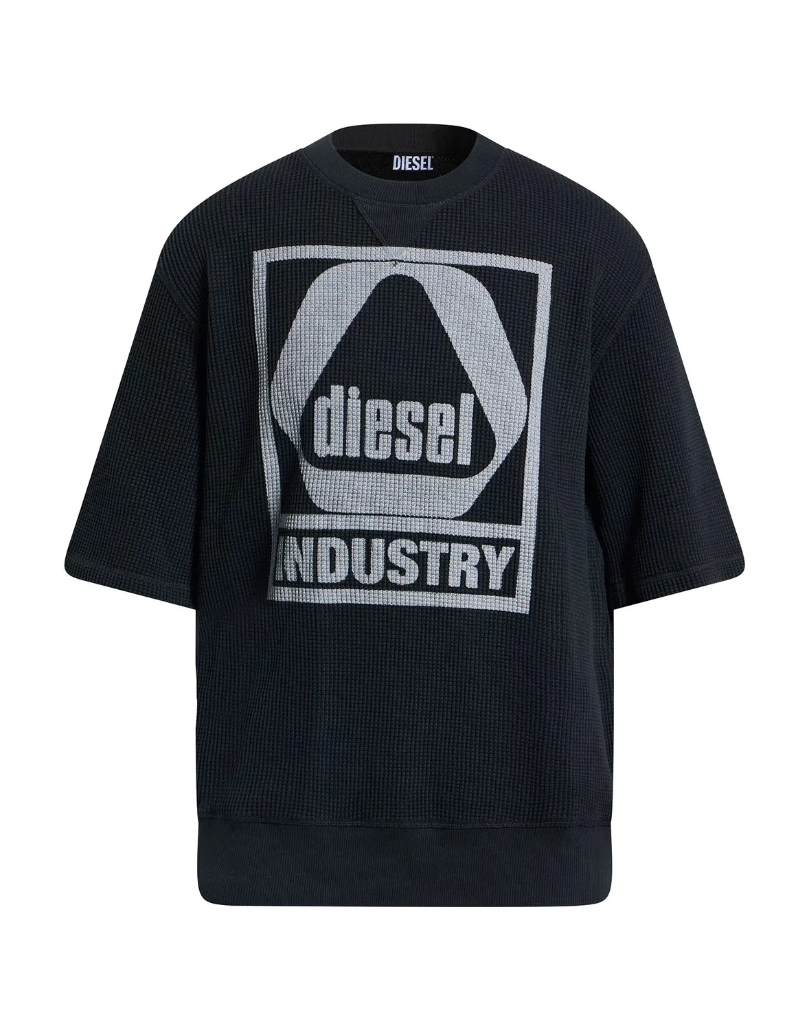 Свитер с принтом Diesel черный