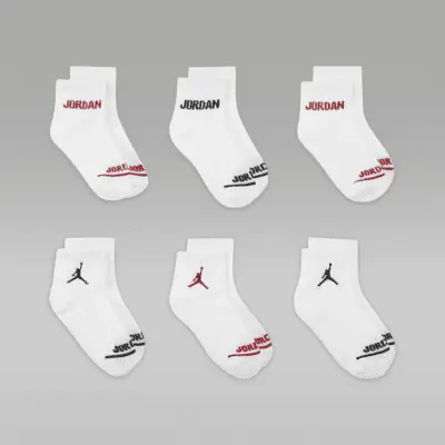 Носки Jordan Legend Kids' Ankle Box Set (6-шт), белый — фото 3