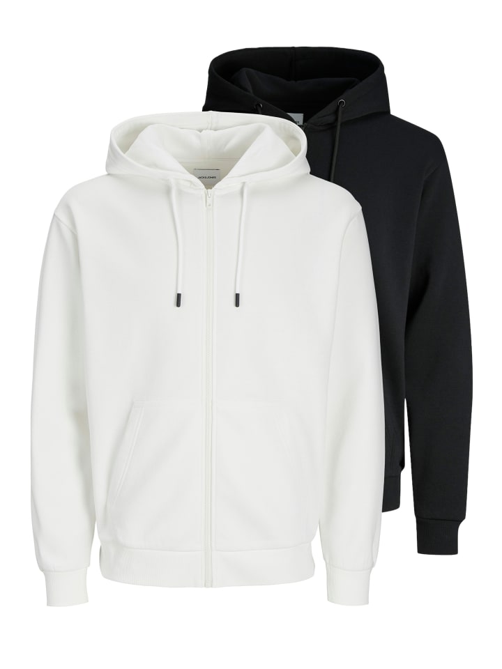 

Толстовка Jack & Jones, черный/белый