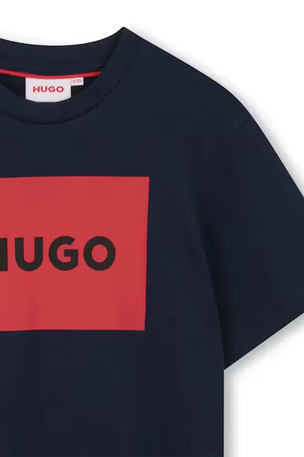 Футболка детская HUGO, синий — фото 3
