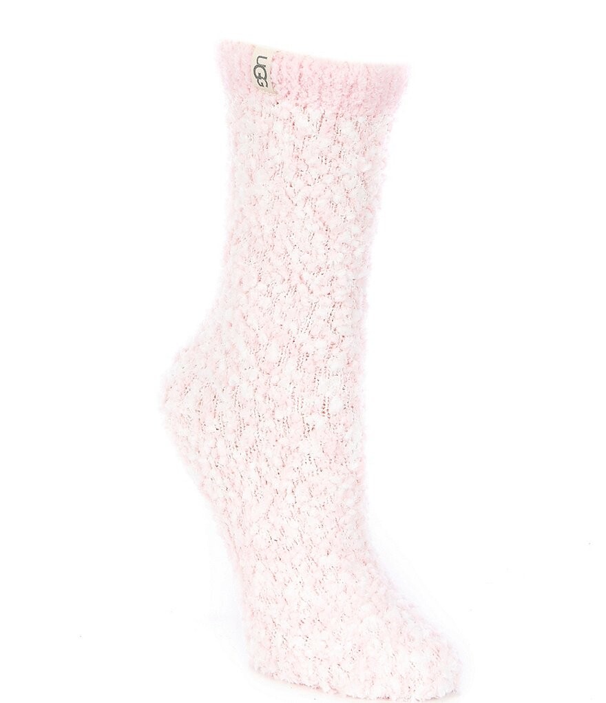 

Уютные носки из синели UGG, розовый