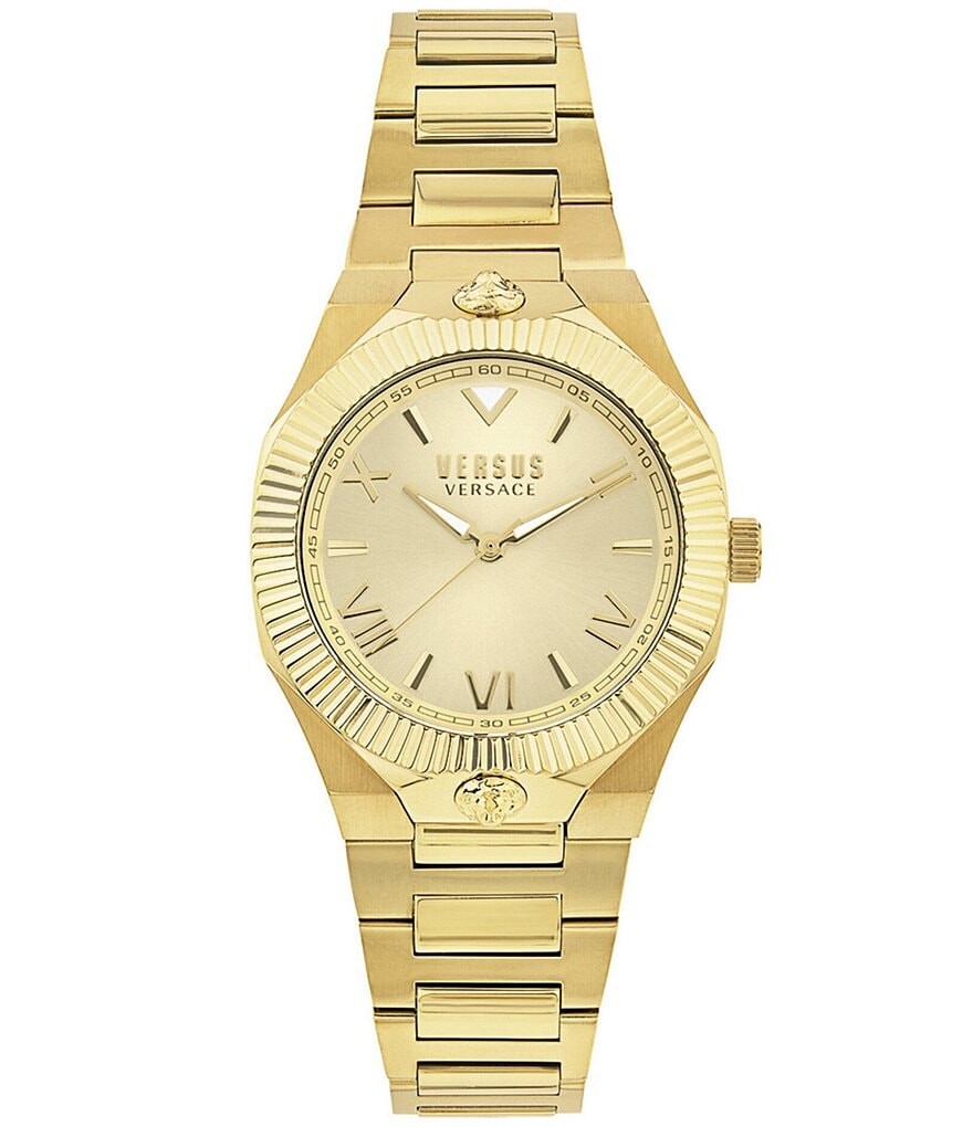 

Женские аналоговые золотые часы Versus By Versace Echo Park с браслетом из нержавеющей стали, золотой