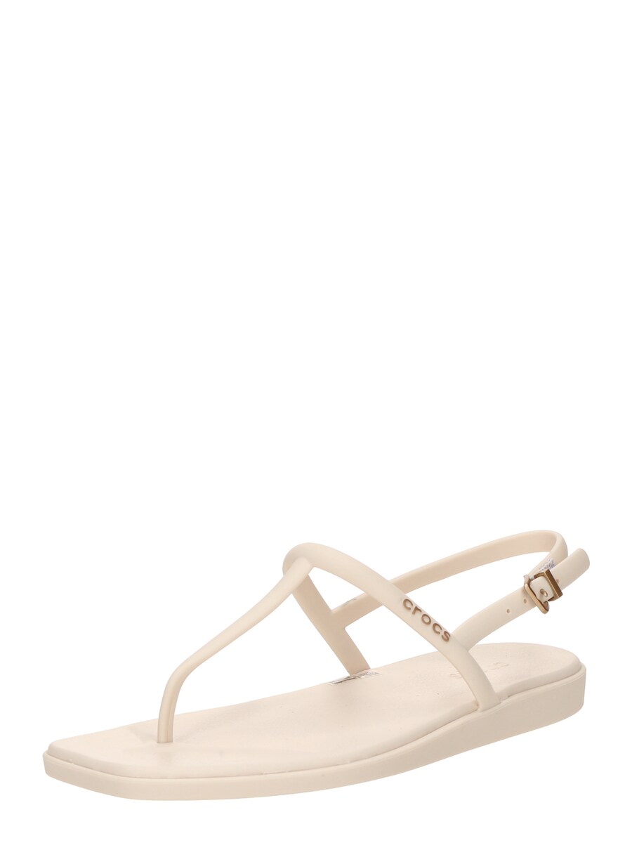 Сандалии с Т-образной перемычкой Crocs Miami, Light beige