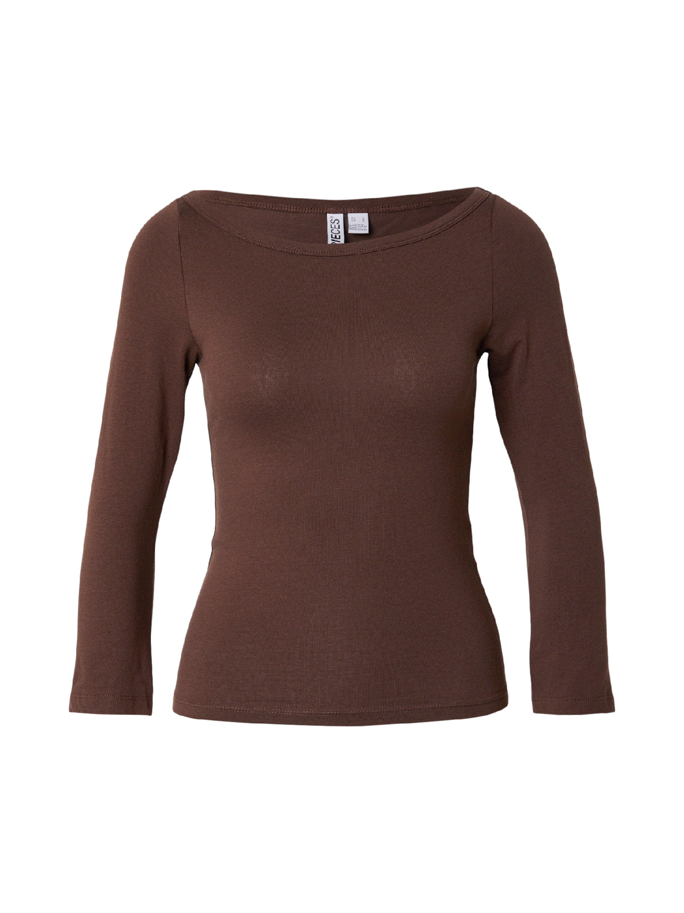 

PIECES Лонгслив 'PCPHOEBE' в цвете Chocolate