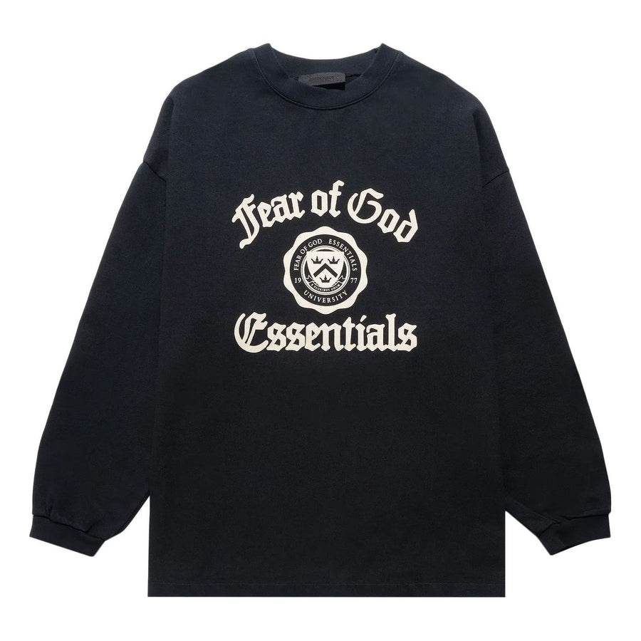 

Футболка Fear of God Essentials FW24 Heavy Long Sleeve T-Shirt 'Black', черный