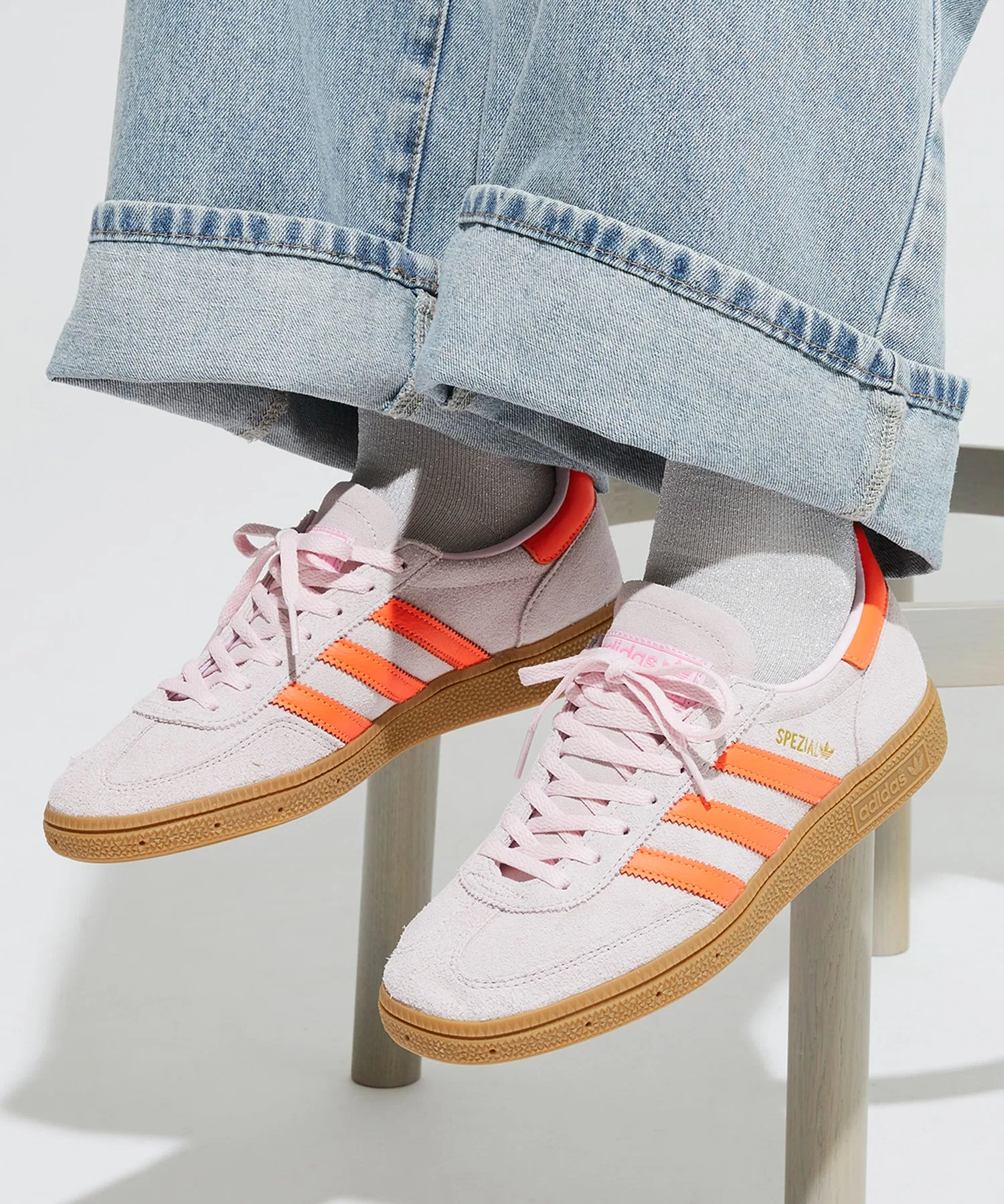 Унисекс кроссовки adidas Handball Spezial розовые