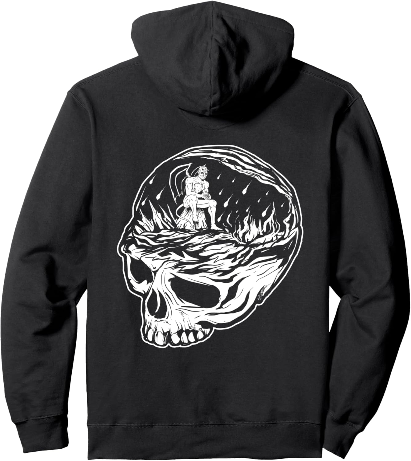 

Свитер с изображением черепа, символа Сатаны, оккультизма, языческого стиля, готики, подарок, худи Goth Graphic Sweater By Crushretro, черный