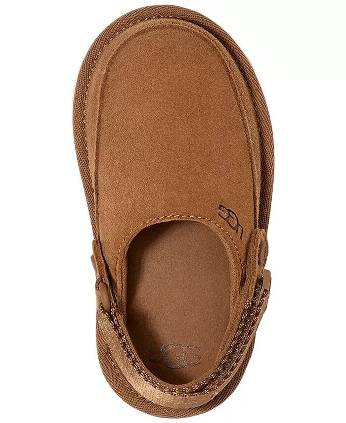 Сабо Goldenstar с ремешком на пятке для малышей UGG, коричневый — фото 4