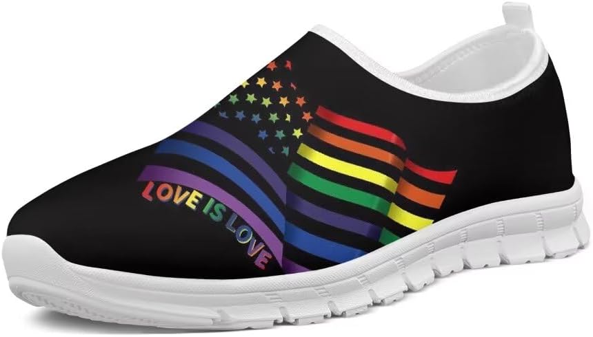 

Кроссовки Forchrinse с изображением, Rainbow American Flag