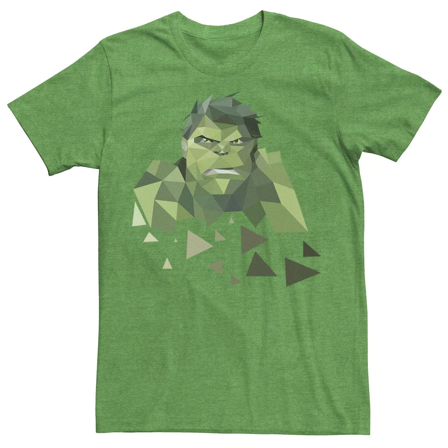 

Мужская футболка с геометрическим рисунком и деконструированным рисунком Marvel Hulk