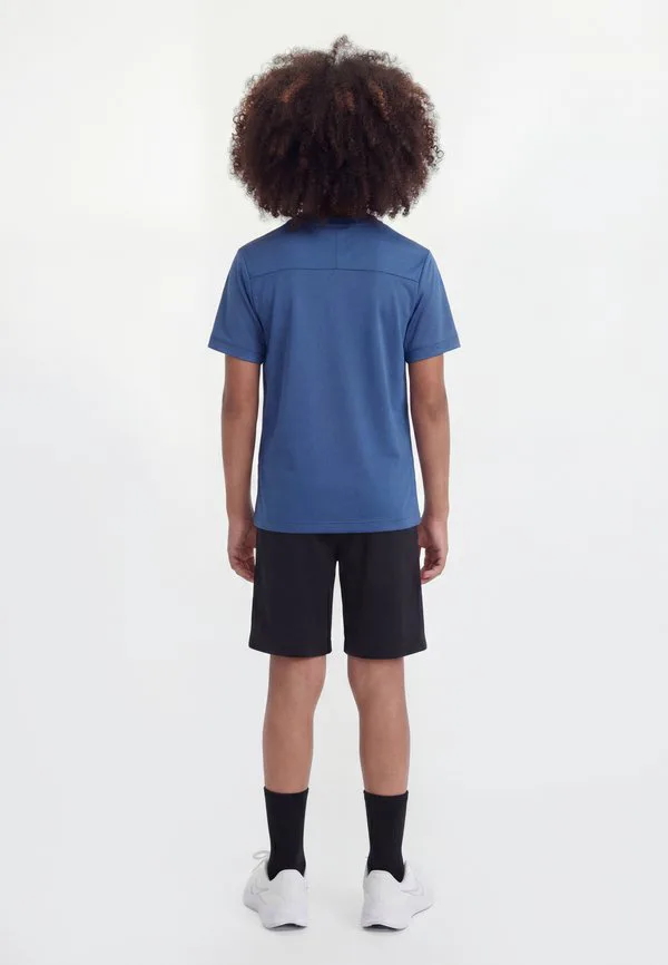 Спортивная футболка унисекс из быстросохнущей ткани Nike Performance, Mystic Navy/White — фото 2