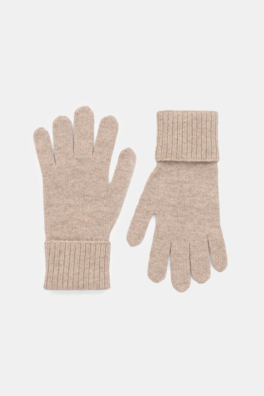

Шерстяные перчатки ZAMIANE Weekend Max Mara, бежевый