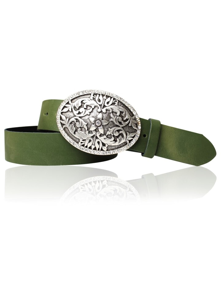 

Ремень FRONHOFER Damen Trachtengürtel, хаки