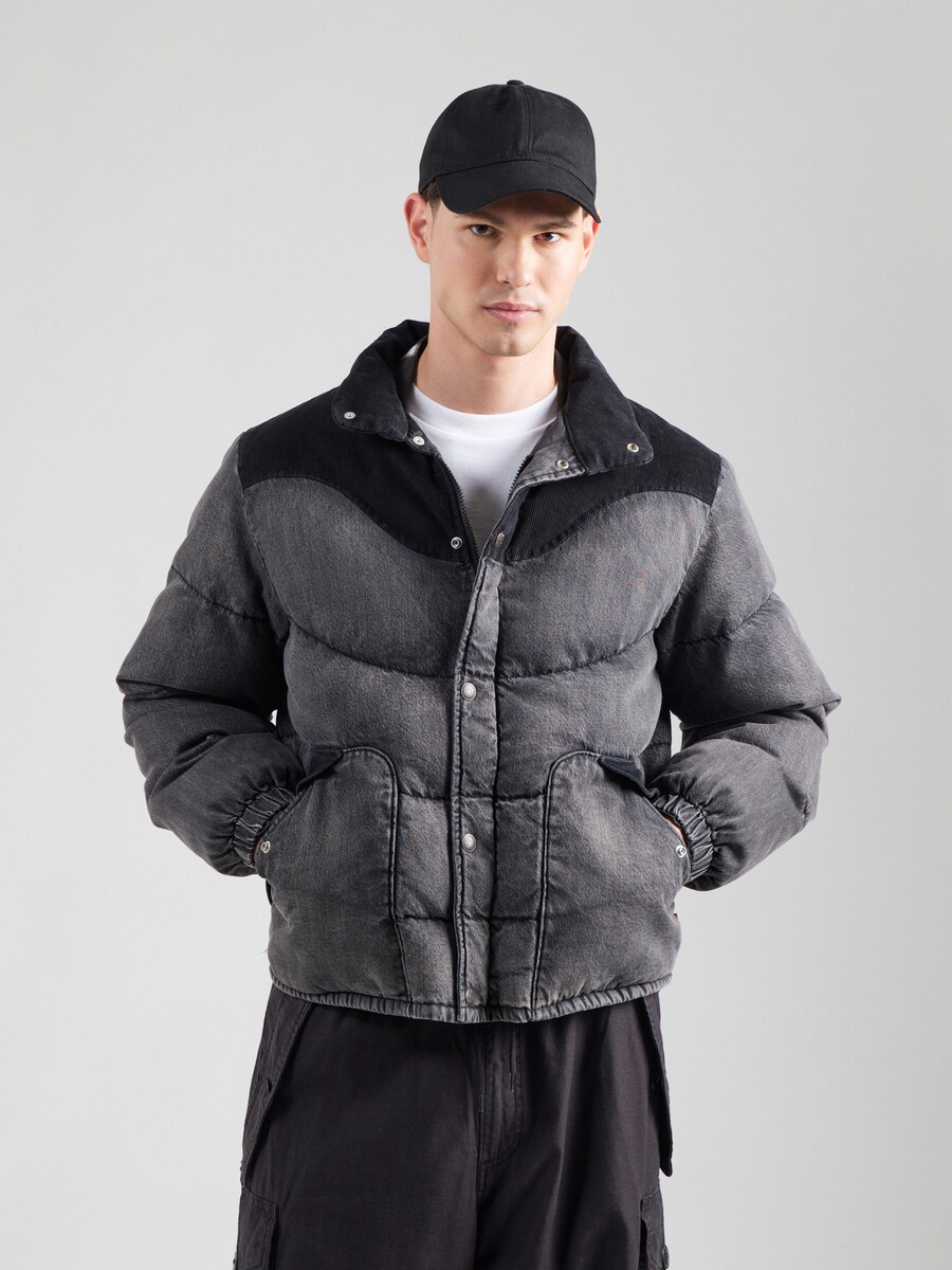 Демисезонная куртка LEVIS ┬о Wild West Short Puffer Jacket, Black/Black denim — фото 2