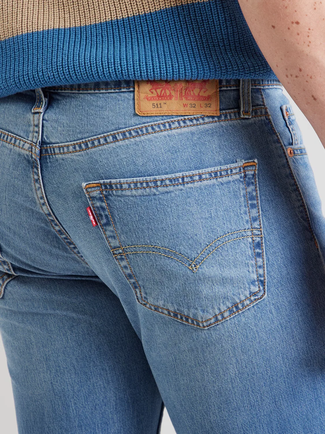 Джинсы зауженного кроя '511 SLIM' Levi'S , синий деним — фото 2