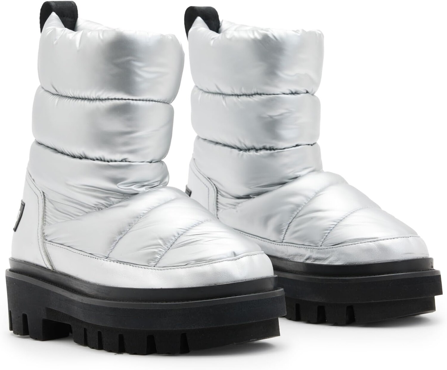 

Ботинки AllSaints Alba Alpine Boots, серебряный