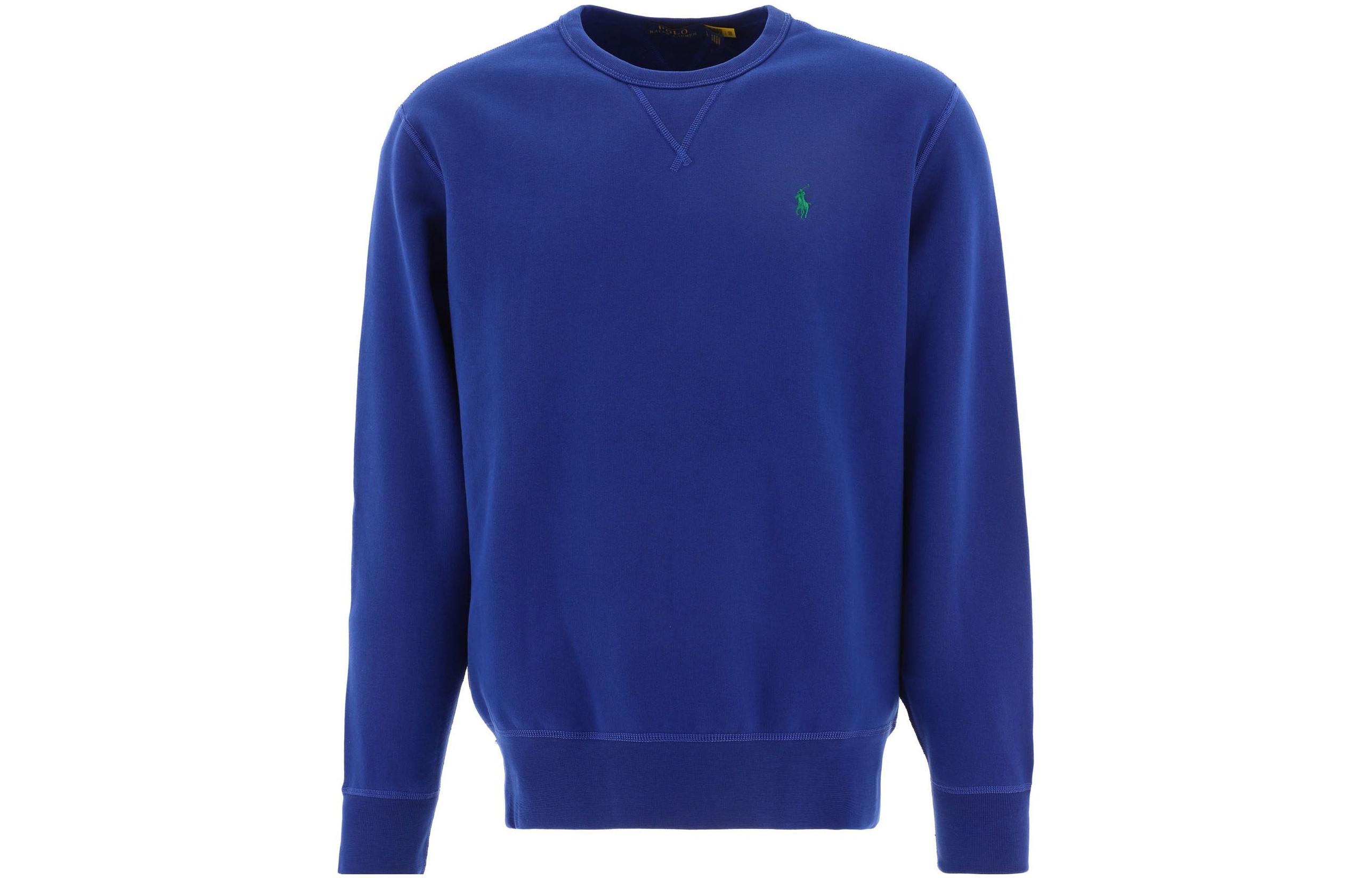 

Свитер с логотипом Polo Ralph Lauren, синий