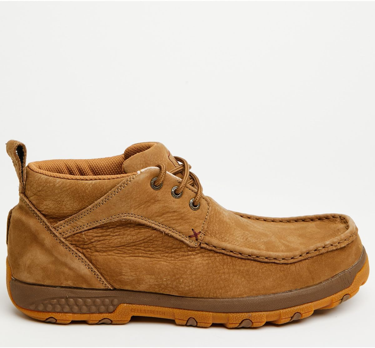 Ботинки Twisted X Men's Chukka Driving Moc, с мыском Мок и технологией CellStretch, Camel — фото 2