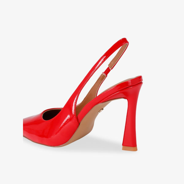 Лаковые лодочки Kg Kurt Geiger Sweetie с ремешком, красный — фото 4